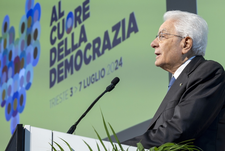 Il Presidente del Repubblica Sergio Mattarella